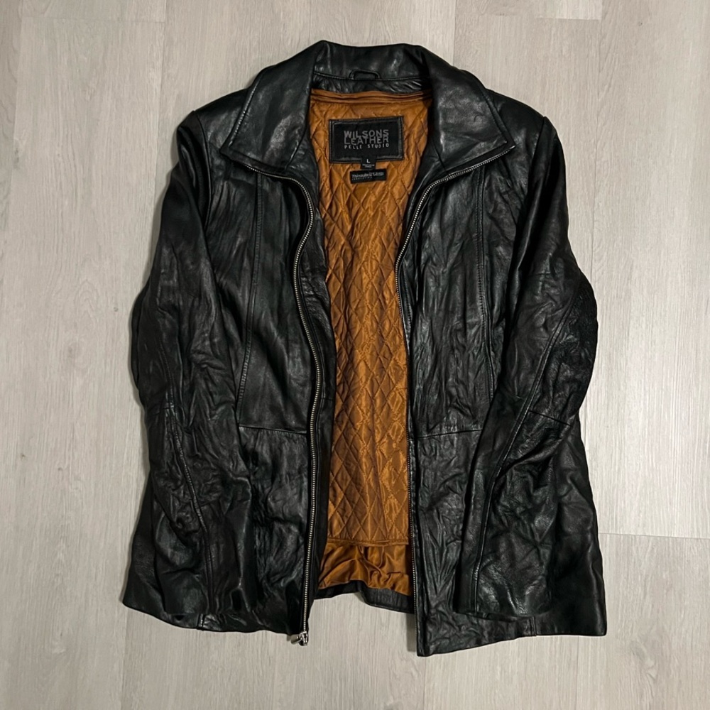 Wilson Leather Black Jacket